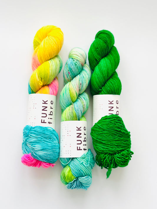 3-Stränge Merino Single Fade-Set