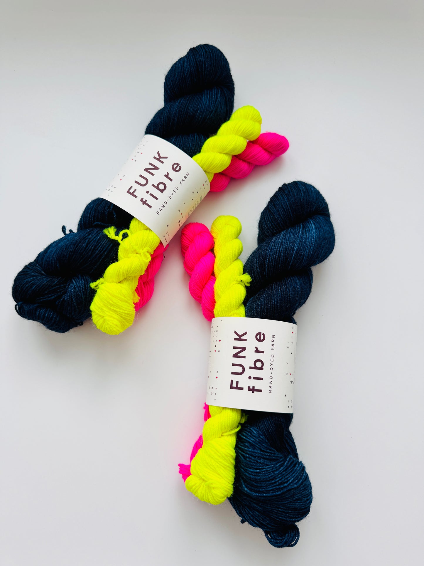 Funky Zigzag Socken Set dunkelblau